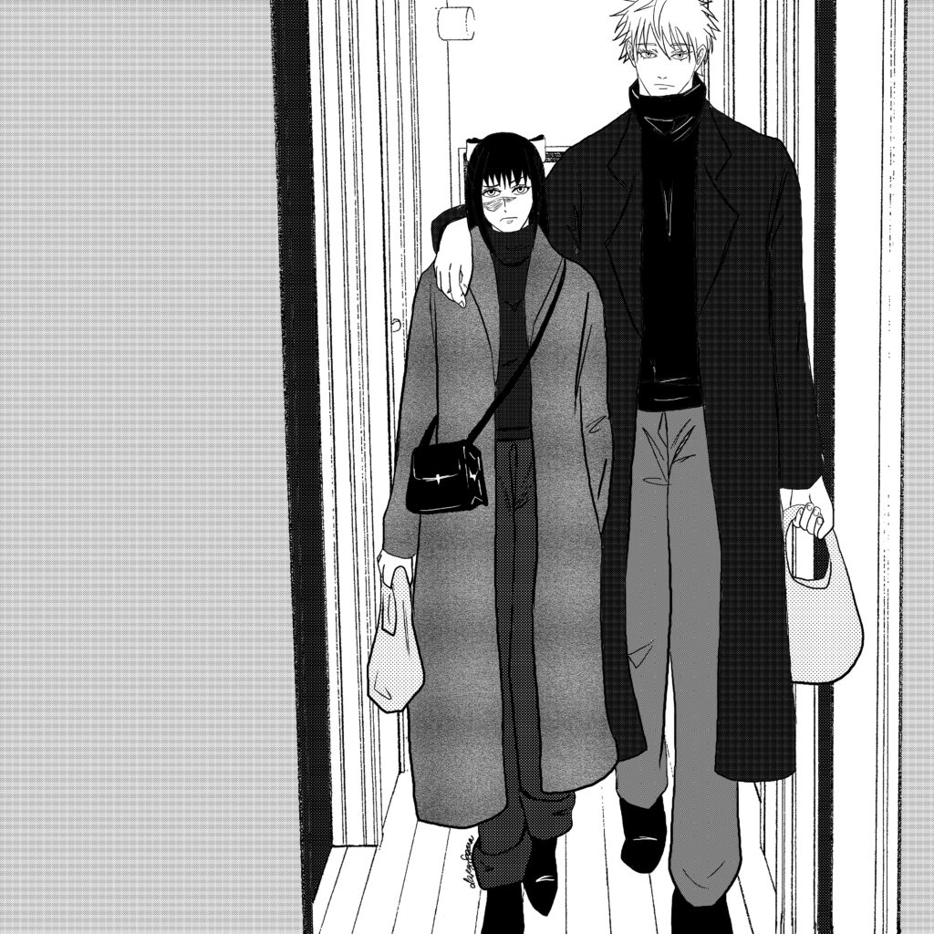 Three Years Chapter Five Gojo And Utahime Arrive At Fushiguro Apartment